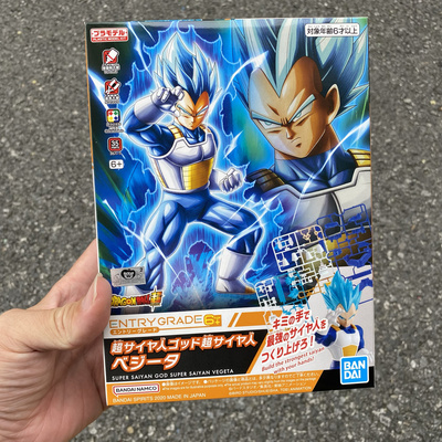 龙珠EG蓝发贝吉塔拼装模型
