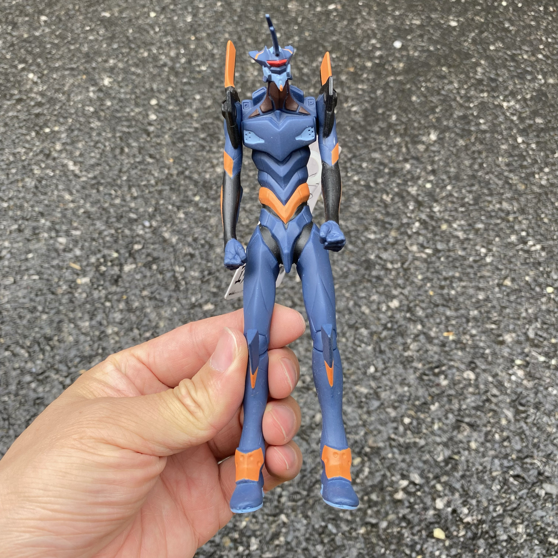 万代软胶人偶新世纪福音战士EVA六号机渚薰驾驶机体18cm