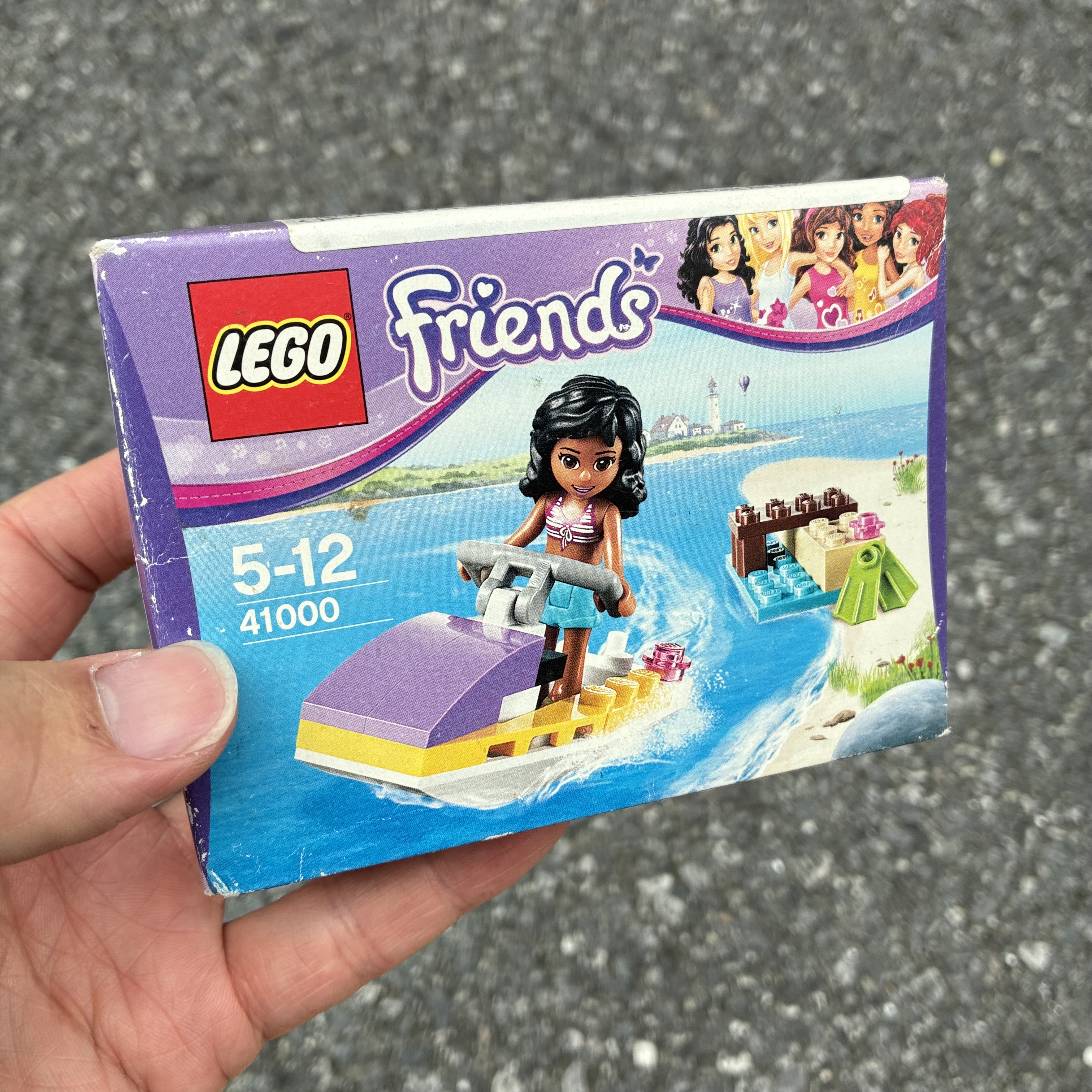 乐高LEGO水上摩托艇女孩拼插积木