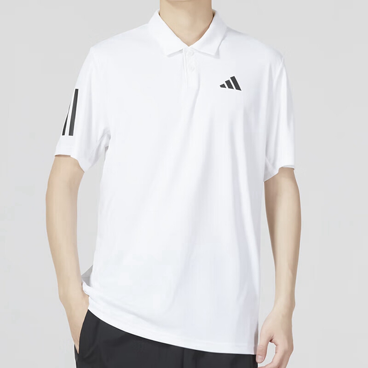 Adidas/阿迪达斯 男装 网球 短袖POLO CLUB 3STR POLO IS2295