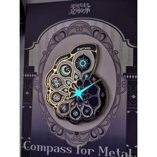 【超现实主义应用化学】金属徽章夜光双层翻盖原创设计科学化学