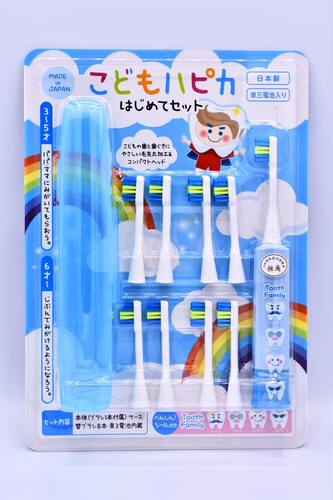 日本哈皮卡声波震动儿童电动牙刷