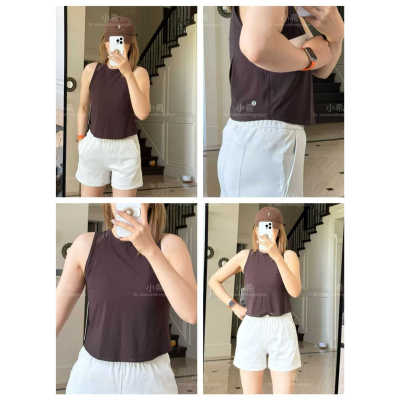 lululemon代购 Sculpt Tank II瑜伽网纱跑步训练运动速干背心
