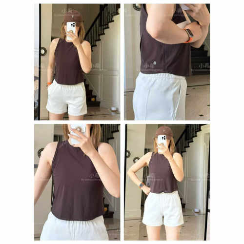 lululemon代购 Sculpt Tank II瑜伽网纱跑步训练运动速干背心