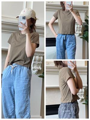 lululemon代购 Classic-Fit Cotton-Blend T 瑜伽运动休闲短袖