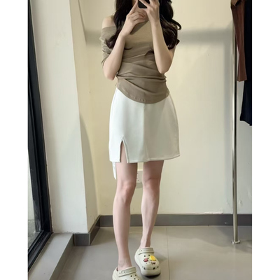 lululemon代购 Softstreme High-Rise Mini Skirt高腰A字开叉短裙