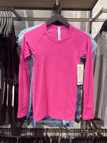 lululemon代购 Swiftly Tech Long Sleeve Crew 2.0 经典瑜伽长袖
