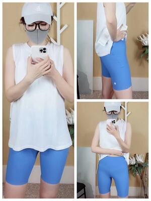 lululemon代购 Base Pace HR Short 8 瑜伽高腰短裤速干女