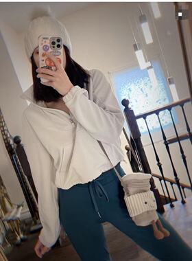 lululemon代购 Brushed Softstreme Half Zip 半拉链卫衣