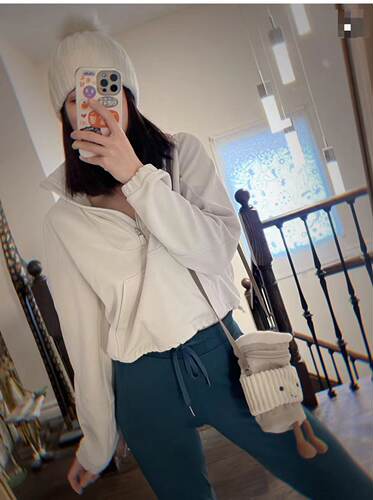 lululemon代购 Brushed Softstreme Half Zip 半拉链卫衣