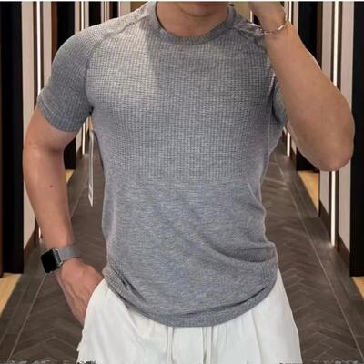lululemon代购 Metal Vent Tech T男士瑜伽运动休闲速干短袖T恤