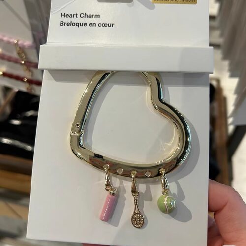 lululemon代购 Charm Keyring爱心可爱钥匙扣包饰品挂饰