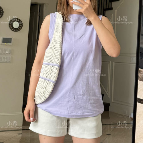 lululemon代购 All Yours Organic Cotton Tank 宽松有机棉背心