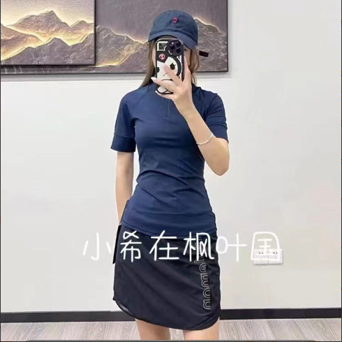 Lululemon Nulux Half-Zip Golf Short-Sleeve 高尔夫半拉链短袖