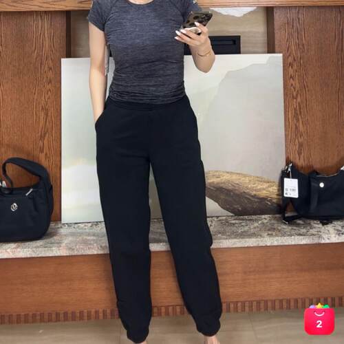 lululemon代购 Relaxed High-Rise Jogger 瑜伽休闲宽松长裤女