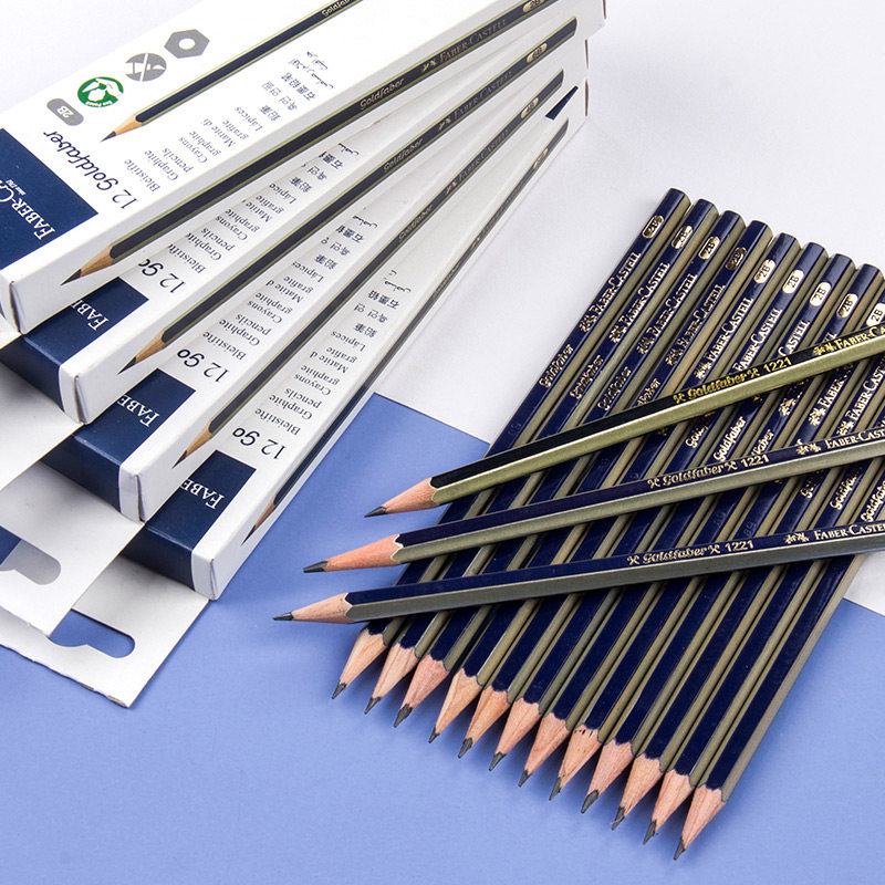 德国辉柏嘉素描铅笔hb 2b 2h 4b 6b 8b铅笔 专业绘画美术铅笔1221