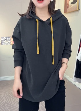 堪比山羊绒！进口糯米绒连帽卫衣德绒保暖打底衫女加厚上衣#8676