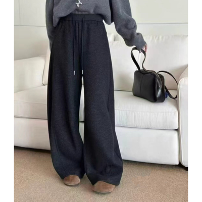 年底清货 直筒裤休闲卫裤女加绒加厚#9105