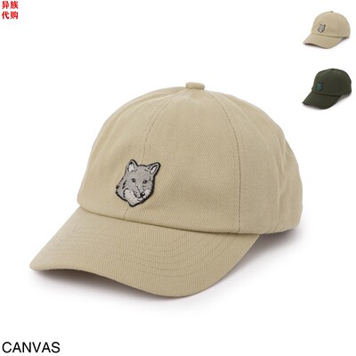 异族日本代购 MAISON KITSUNE 2024秋男女全棉休闲棒球帽遮阳帽子