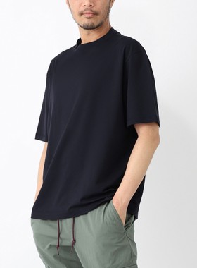 异族日本代购 意大利CRUCIANI2025夏男休闲全棉弹力圆领短袖T恤衫