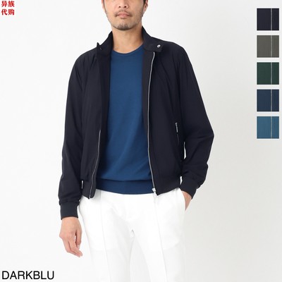 异族日本代购 意大利 MOORER 2024春男士尼龙立领防风夹克外套