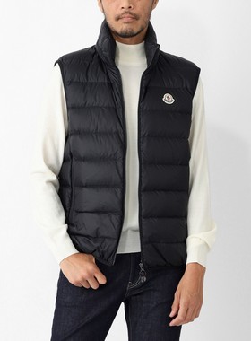 异族日本代购 法国MONCLER 2025秋男保暖立领鹅绒马甲背心ROCOQUE