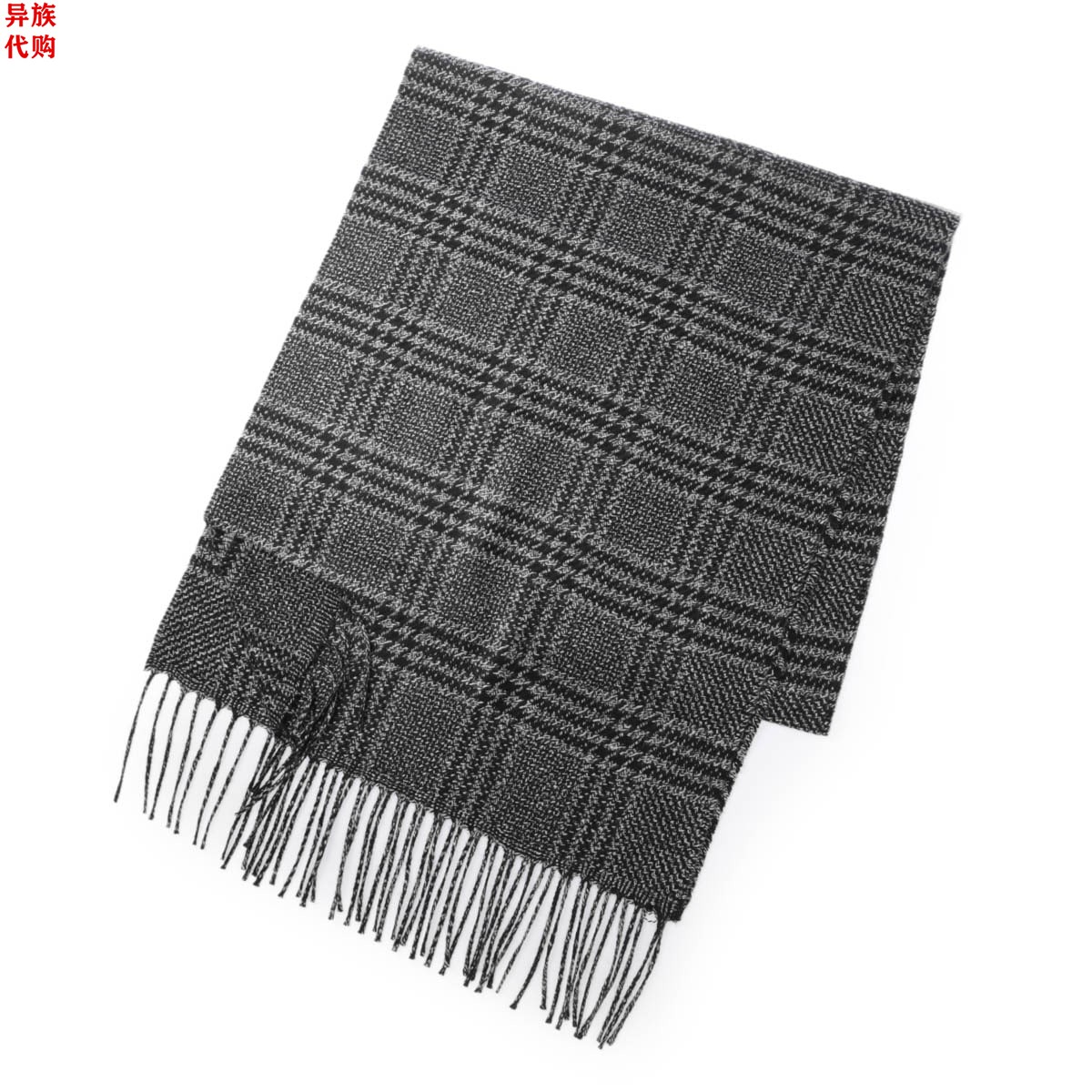 异族日本代购 意大利 PIACENZA CASHMERE 2024冬男女羊绒格子围巾