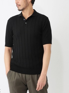 异族日本代购 意大利 DASE 2025春男亚洲体型休闲全棉短袖POLO衫