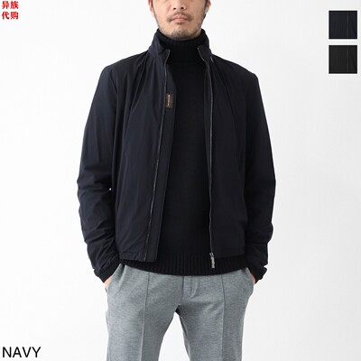 异族日本代购 意大利 MOORER 2025春男防水立领藏帽拉链夹克外套