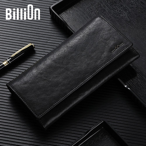 冷兽男士钱包真皮牛皮内拉链真皮