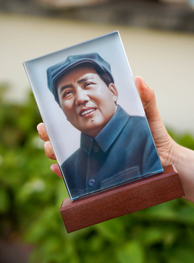 办公室摆件毛主席毛泽东装饰画
