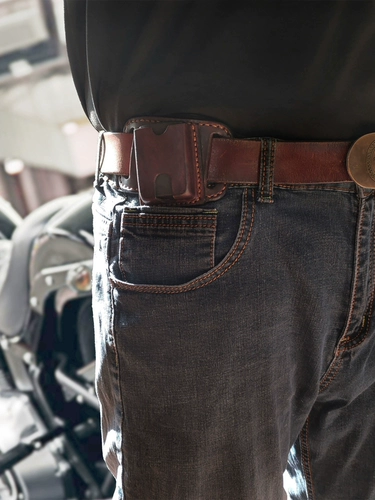 Зажигалка ручной работы, защитный чехол, ремень, из натуральной кожи, простой и элегантный дизайн