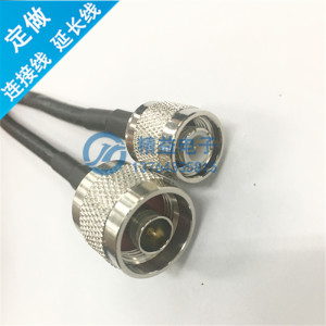 连接线N公头转TNC公头  N-J转TNC-J信号线50-3射频测试电缆 1米长