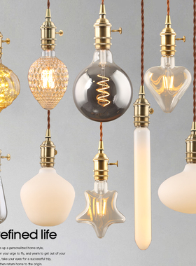 爱迪生led灯泡e27螺口复古光源吧台酒吧橱窗咖啡厅暖黄个性装饰灯