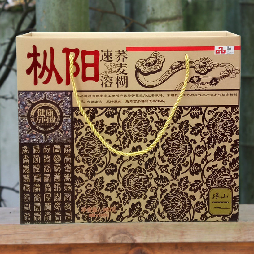 荞麦糊安徽枞阳特产960克/盒荞夫礼盒装厂家特价多省包邮