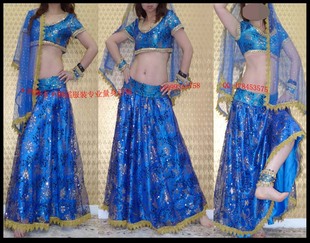 饰金边 鸿舞衣印度12印度服装 订做裙腰上有装