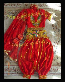 印度舞服装 民族服装 演出服 舞台演出服装 印度服 舞蹈服 鸿舞衣1