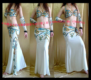 鸿舞衣 舞霓裳 白50 专业量身订做 精绣系列