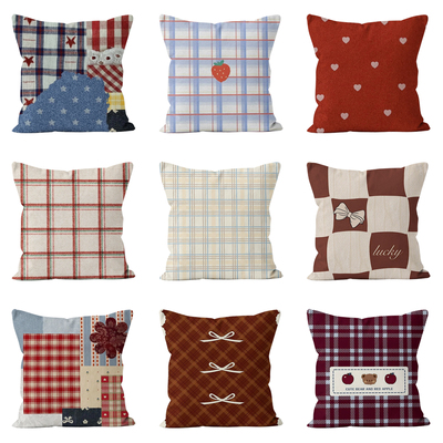 复古抱枕卧室床头客厅沙发茶室座椅酒店高级装饰靠背车载午睡枕