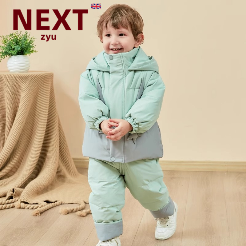 英国NEXT ZYU官方正品宝宝羽绒服套装1-3岁男女童婴幼儿外套加厚