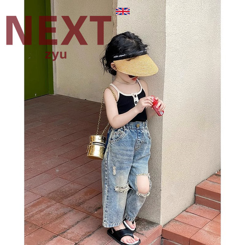 英国NEXTZYU官方正品破洞牛仔裤