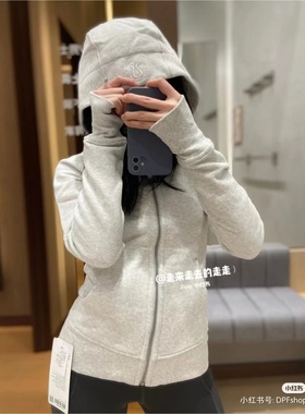 现货 lululemon Scuba Full-Zip Hoodie 经典连帽加绒保暖外套