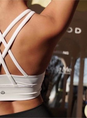 现货lululemon Energy Bra LongLine *Ribbed 瑜伽运动内衣含胸垫