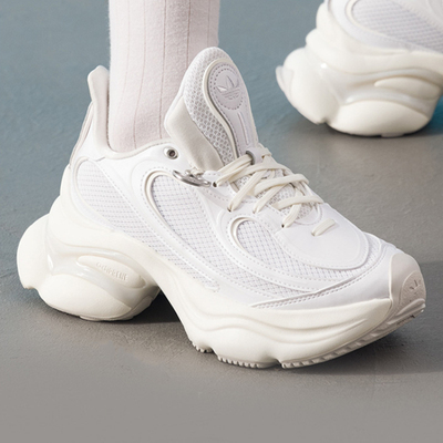 正品阿迪达斯女鞋OZVENUZ W 厚底增高运动休闲鞋时尚老爹鞋HQ2676