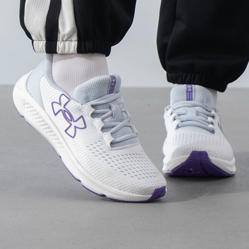 2024秋季新款UA安德玛女鞋 网眼透气跑步鞋轻便休闲慢跑鞋3026523