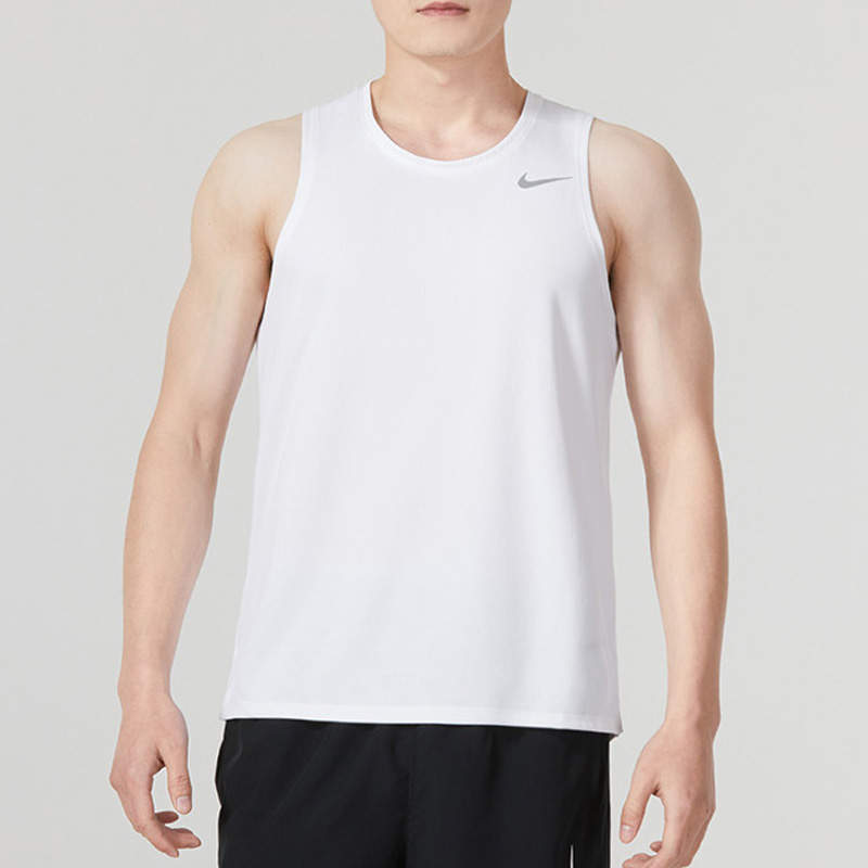 正品NIKE耐克男子跑步运动背心 速干透气训练健身无袖T恤DV9322