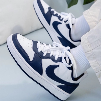正品耐克休闲板鞋NIKE COURT BOROUGH 2 男女青少年运动鞋BQ5448
