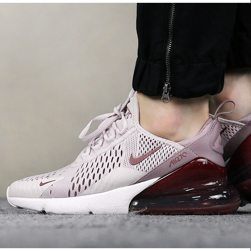 耐克女鞋运动鞋冬季新款airmax270气垫鞋减震跑步鞋ah6789-601