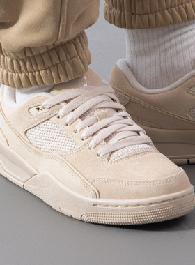 正品耐克女鞋JORDAN FLIGHT COURT 低帮AJ青少年运动休闲鞋HF3333