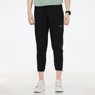 商场同款 正品NIKE耐克男子运动裤 涤纶速干跑步九分裤DD4895-010